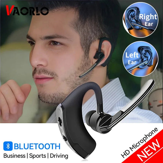 New V8 Wireless Bluetooth Single Earphone With HD Mic Stereo GlowCart