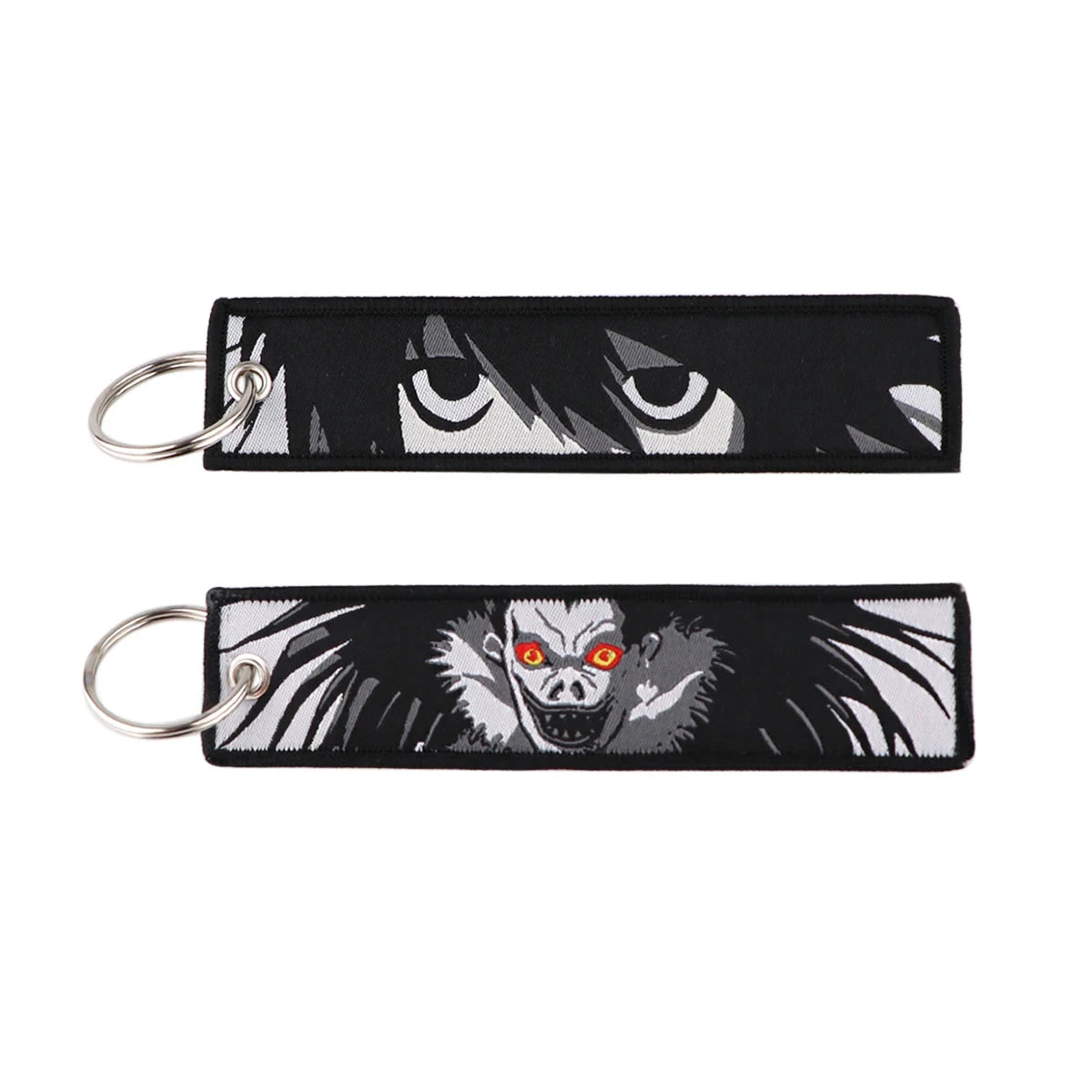 Classic Anime Cool Embroidery Key Fobs Key Tag Motorcycles GlowCart
