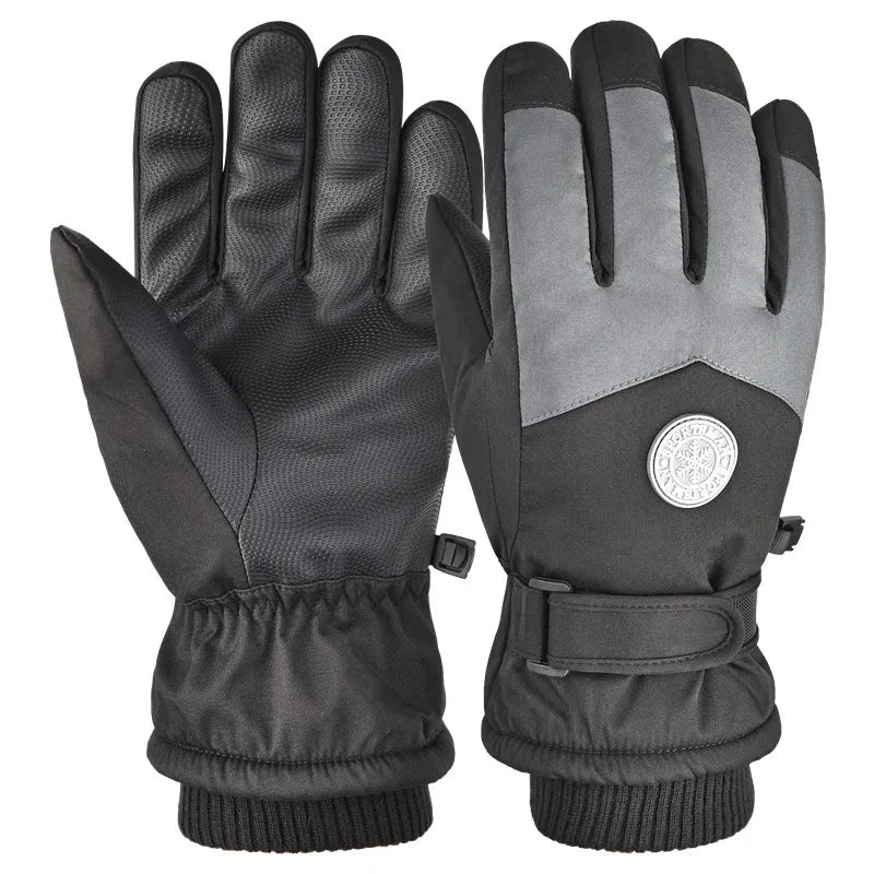 Cold Proof Winter Ski Gloves Outdoor Padded Warm Electric GlowCart
