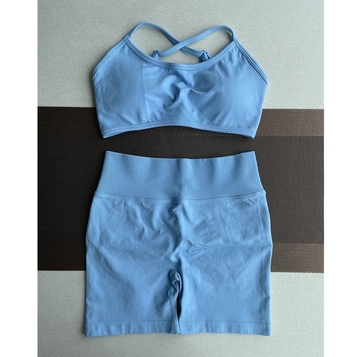 TKITK Shorts Pro Solid Seamless Half Pants Women Soft  Fitness Outfits Yoga Pants Gym Running Bike Wear GlowCart