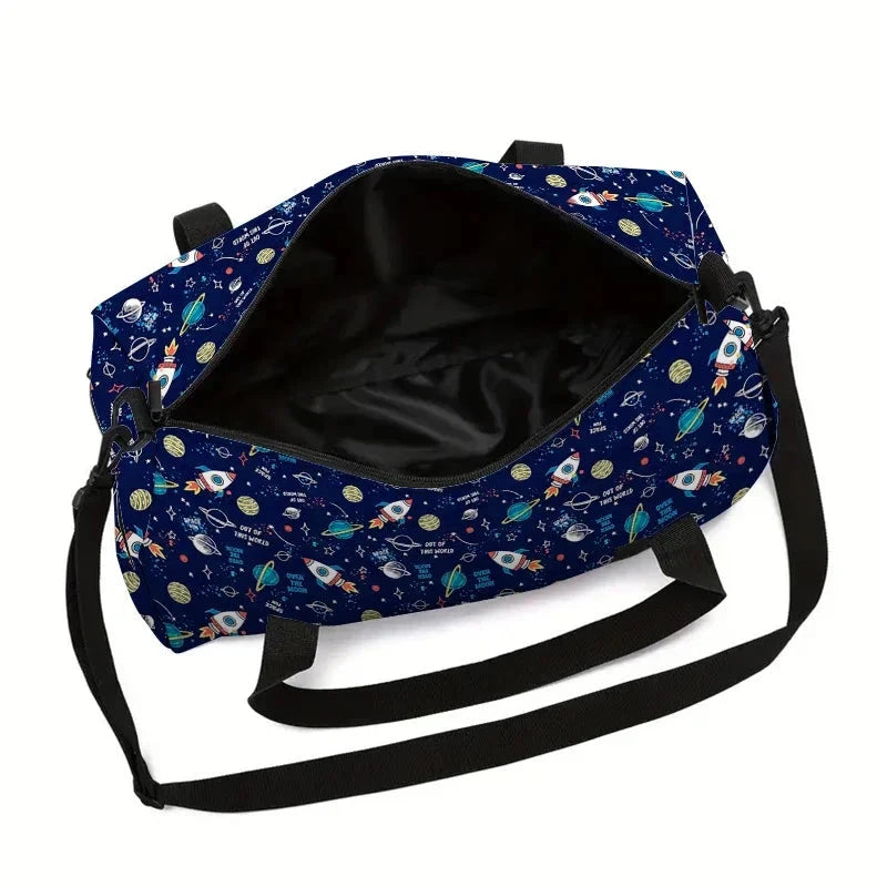 Rocket Planet Large Capacity Luggage Bag For Boy/Girl GlowCart