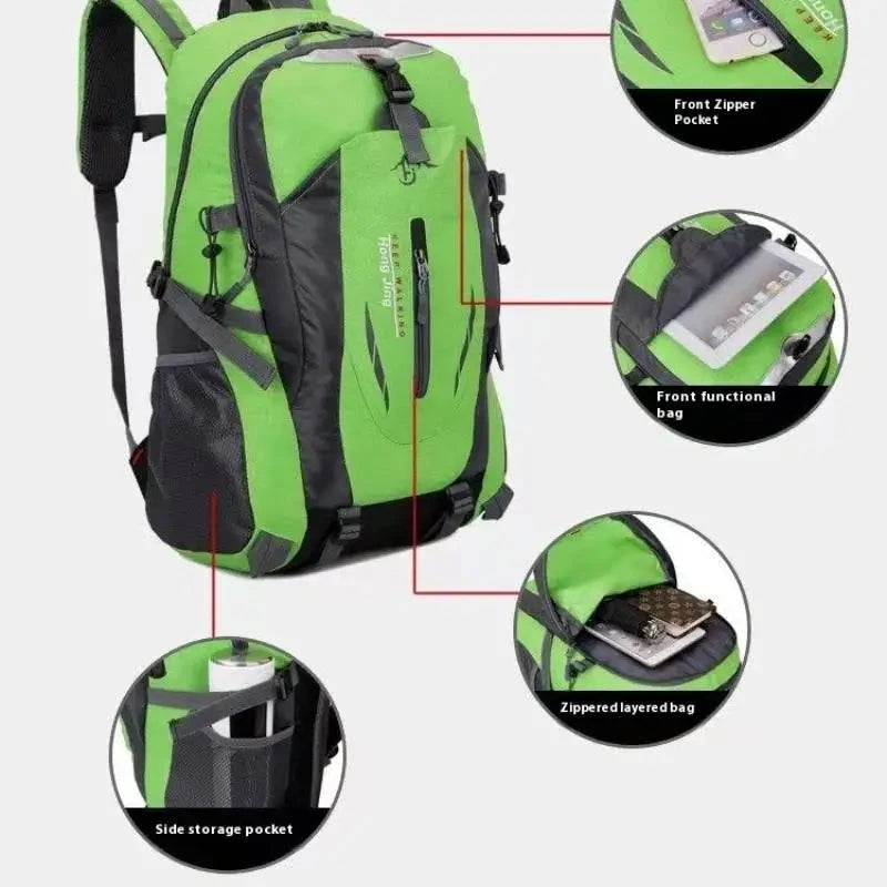 Waterproof Backpack Hiking Backpack Lightweight Travel GlowCart