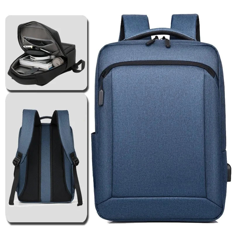 Man Oxford Backpacks High Quality Men 15.6 inch Laptop GlowCart