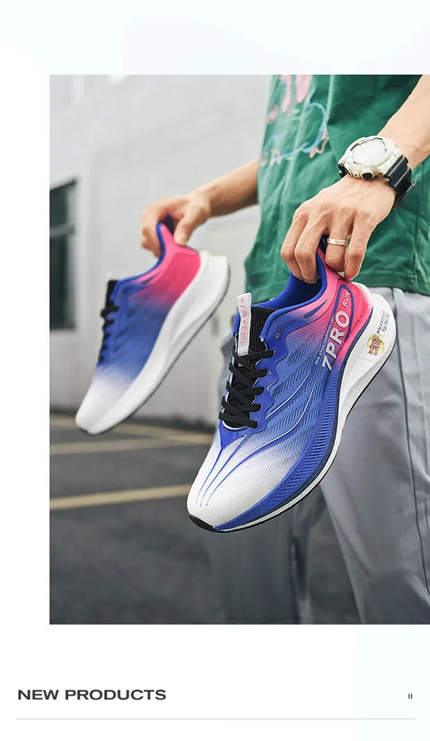 Summer Men's Running Shoes New Professional Carbon Plate