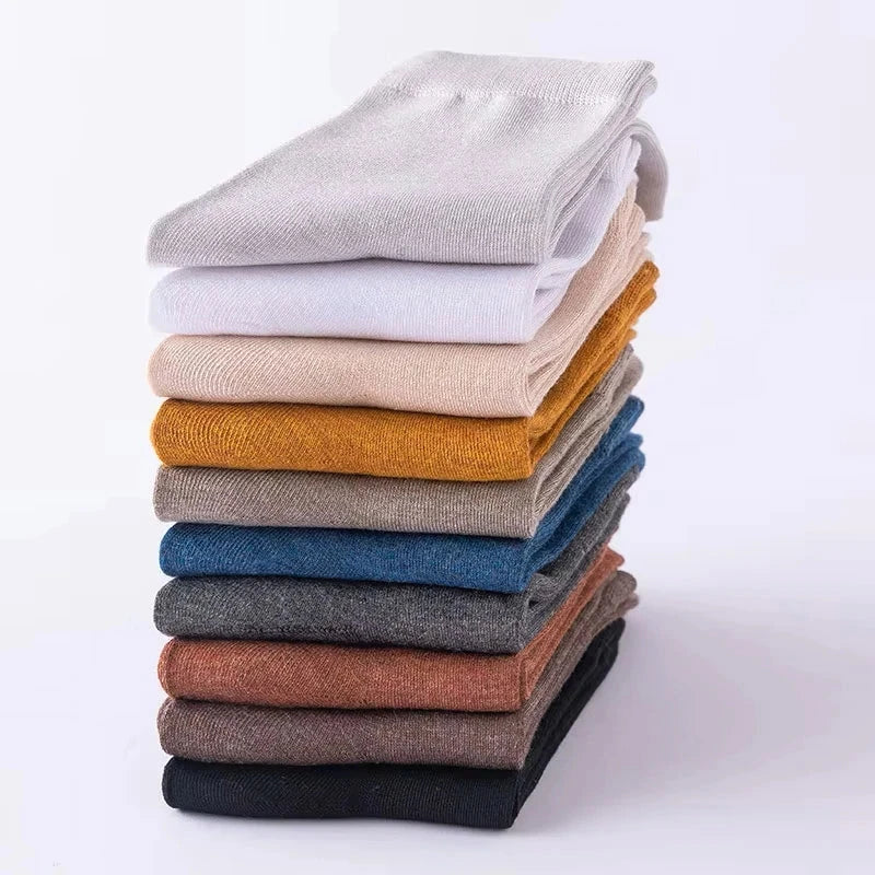 5 /10 Pairs Spring Women's Harajuku Solid  Thin Candy Color GlowCart