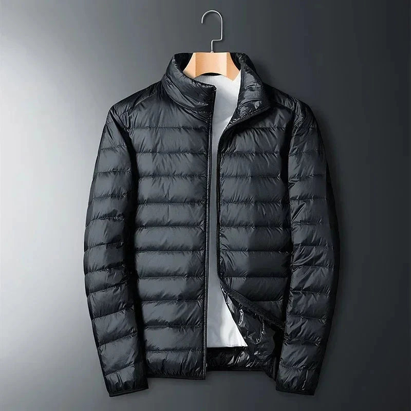 Autumn Winter New Ultra Light White Duck Down Jacket Men GlowCart