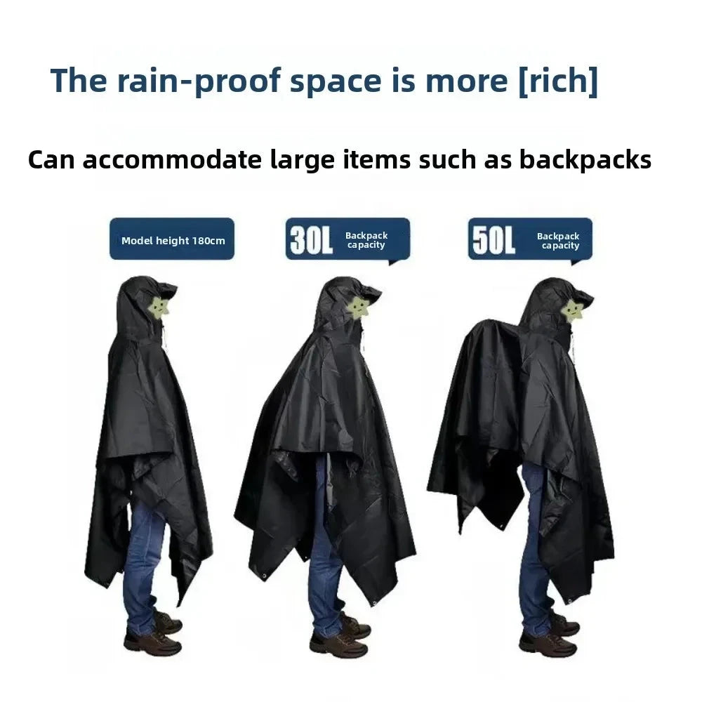 Outdoor Military Raincoat Waterproof Poncho For Camping GlowCart
