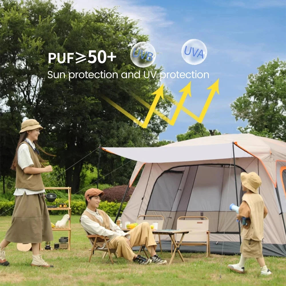 Sonuto Camping Family Tent 3-12 Person Double Layers GlowCart