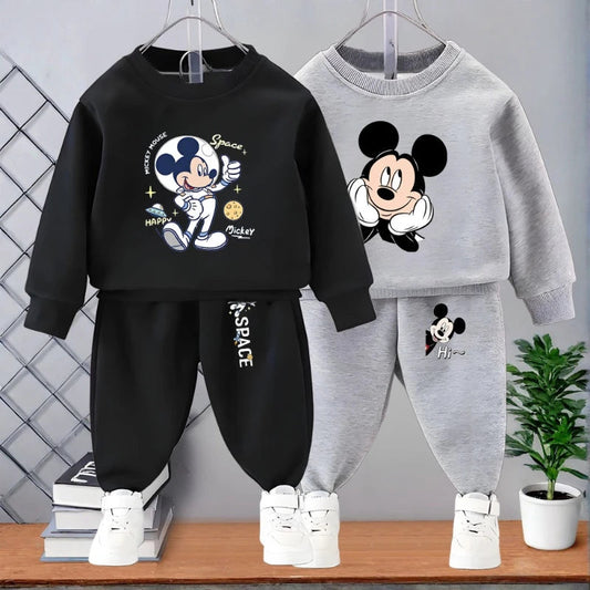 2025 Autumn New Casual Sweatshirt Sets for Boys 0-8years Kids O Neck Hoodies and Sweatpantt 2pcs Suit Disney Child Tracksuit GlowCart