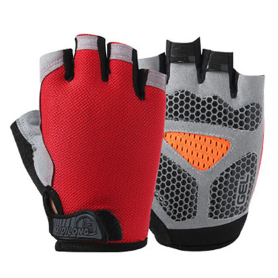 GTUBIKE Half Finger Gloves Anti-slip Shock Absorben Outdoor Sports Climbing Cycling Fitness Tool Upgraded Gloves For Men Women GlowCart