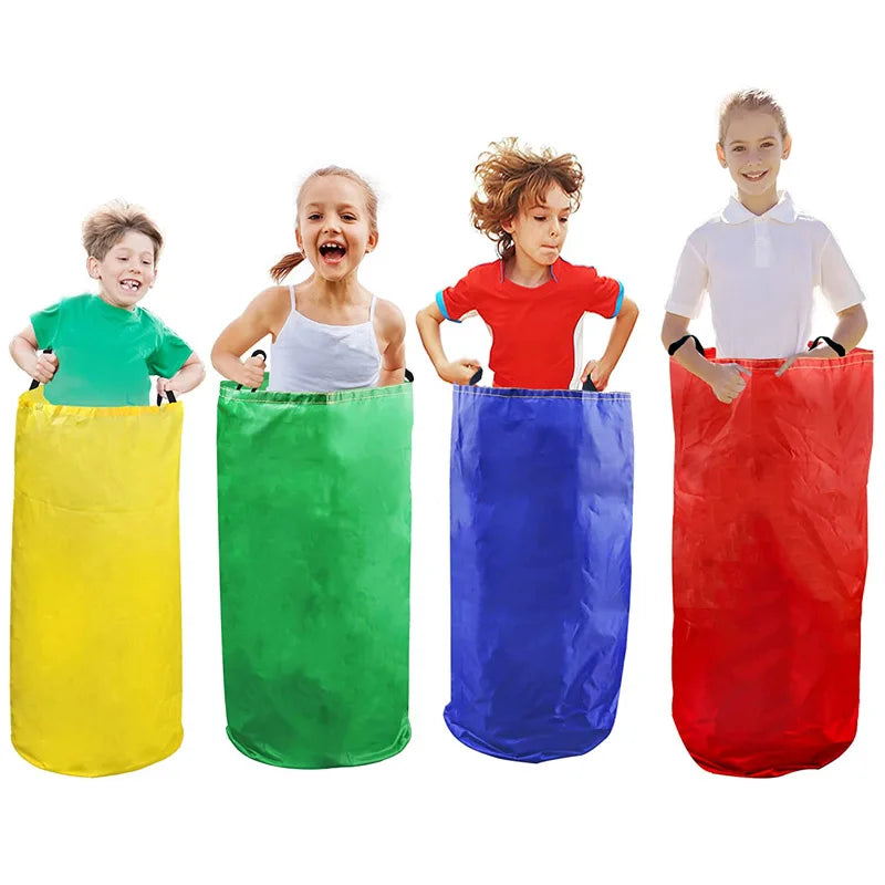 Carnival Outdoor Toys Potato Sack Race Bags For Kids Adults Lawn Games For Outside Backyard Field Day Birthday Party Favors GlowCart