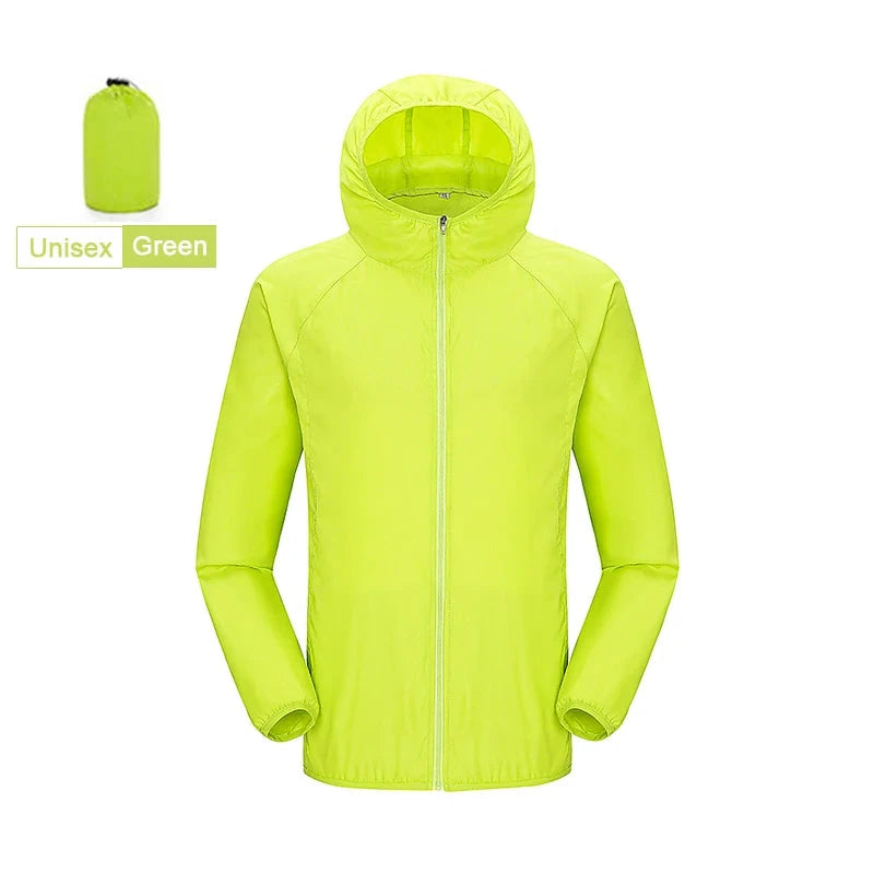 A Unisex Waterproof Outdoor Jacket Men Women Hiking Camping GlowCart