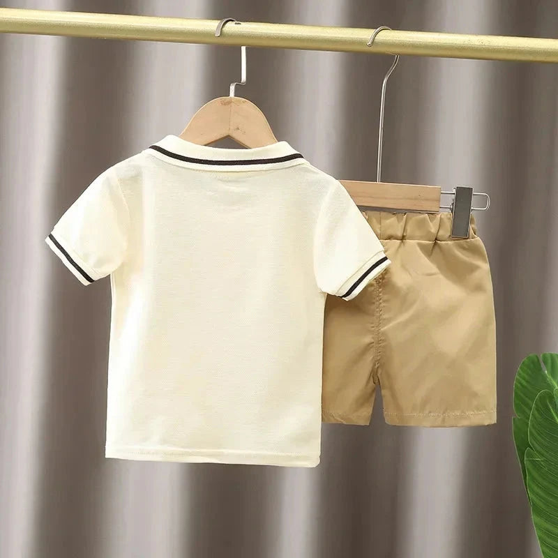Children Clothing mother Kids Clothes Children's Sets Boys T-shirt Shorts Summer Cotton Short sleeve fashion Suit2PCS GlowCart