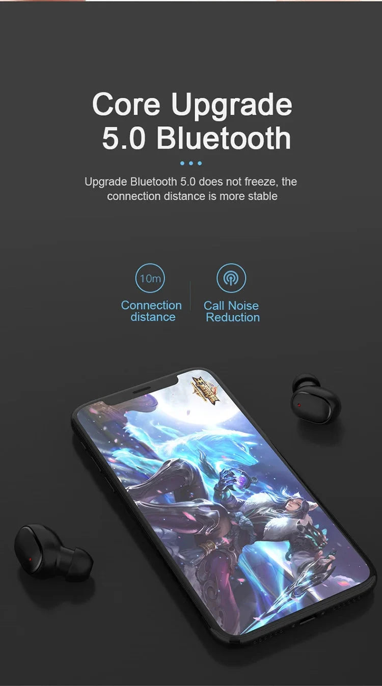 Original A6S TWS Headset Wireless Earphones Bluetooth GlowCart