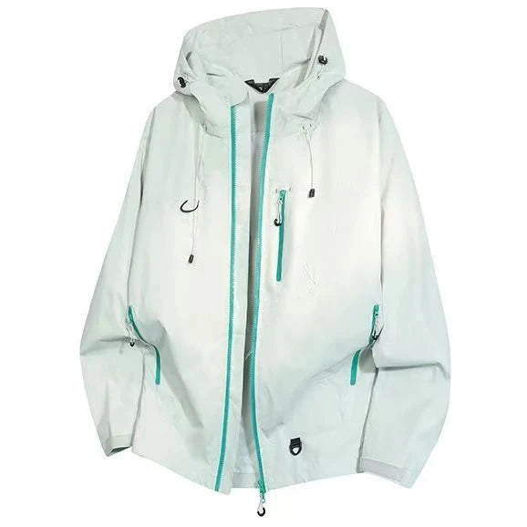 Men's Rain Jacket Lightweight Windbreaker Cycling Coats with GlowCart