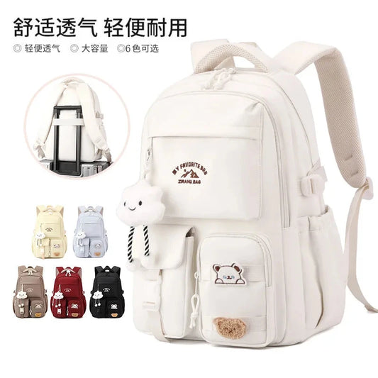 Korean Style Daily Backpack For Women Packsack Waterproof GlowCart