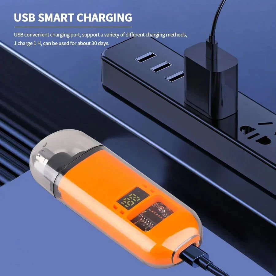 2 In 1 Electric Portable Ear And Nose Hair Trimmer Clipper GlowCart