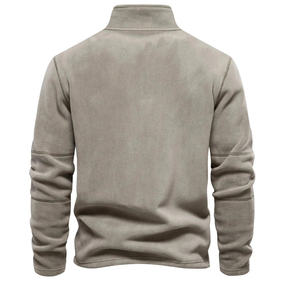AIOPESON Brand Quality Thicken Warm Fleece Jacket for Men GlowCart