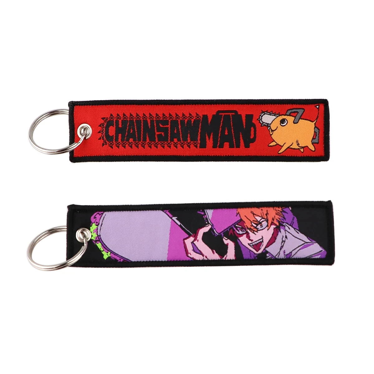Classic Anime Cool Embroidery Key Fobs Key Tag Motorcycles GlowCart