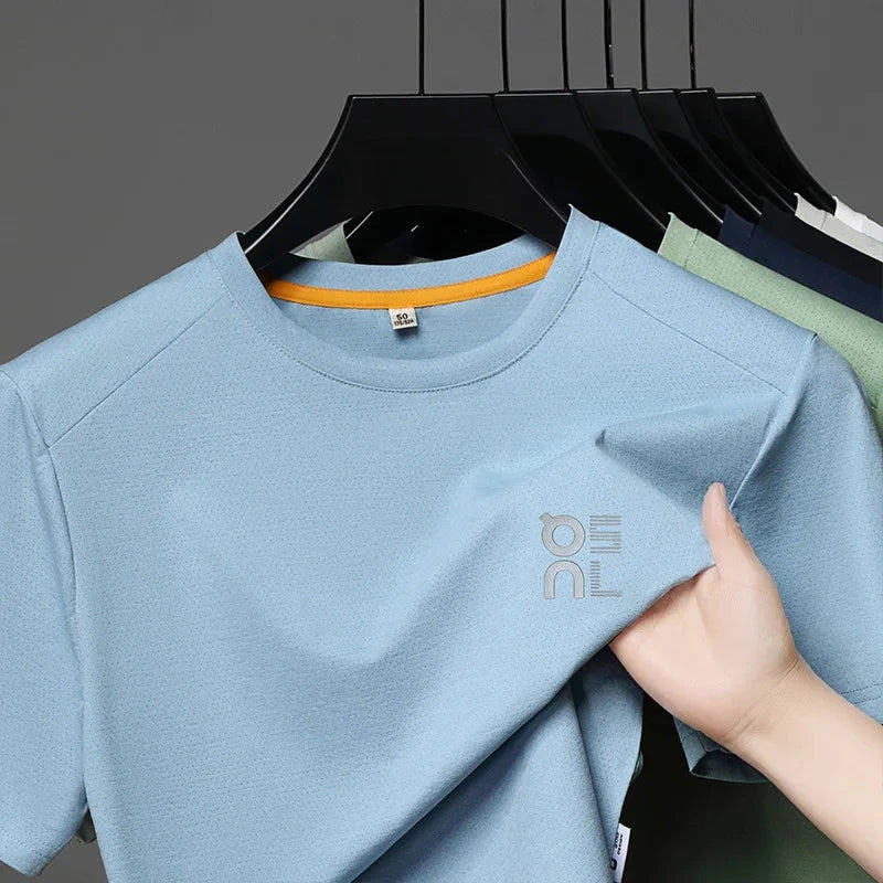 Designer Brand Men's Printed O-neck T-shirt Fashionable GlowCart