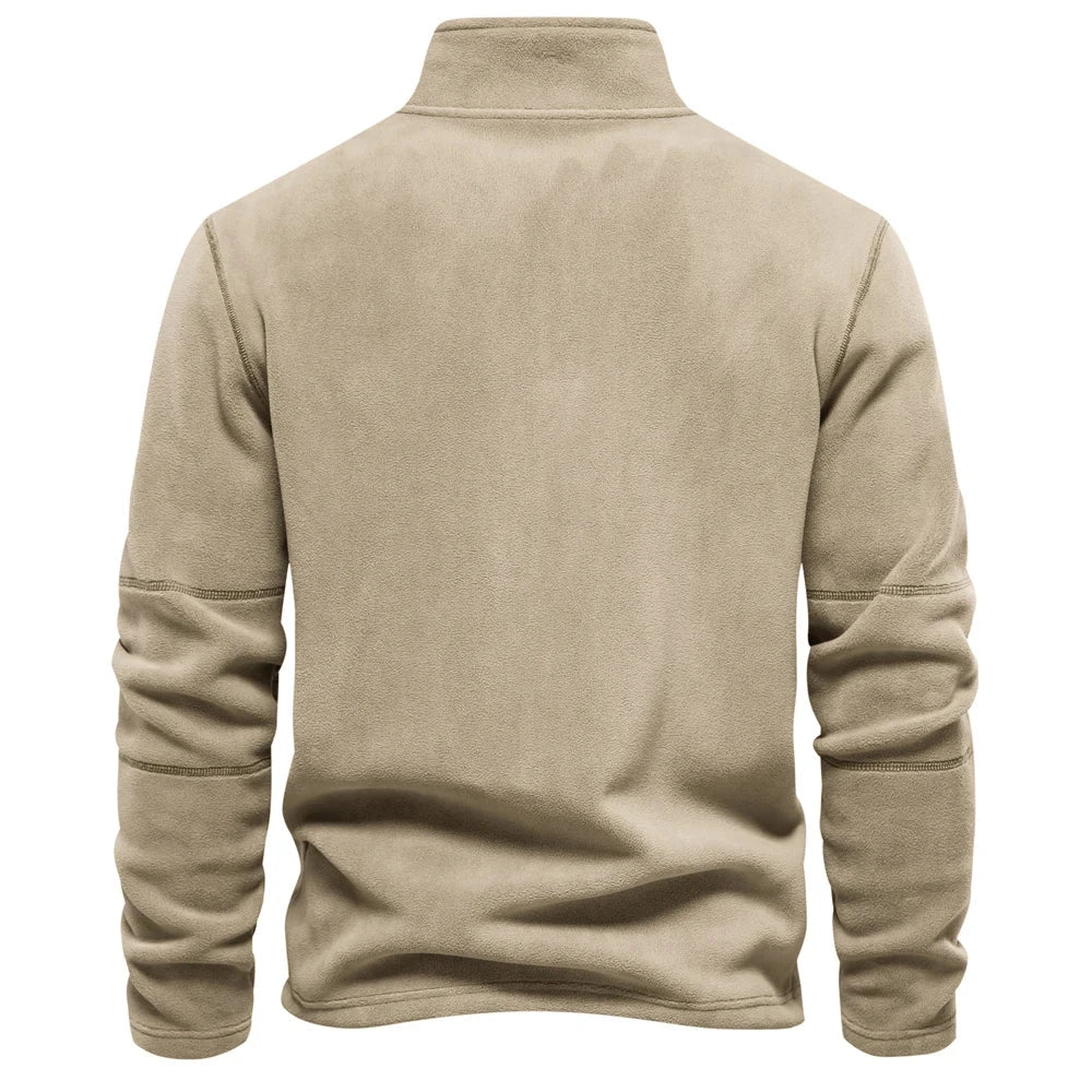 AIOPESON Brand Quality Thicken Warm Fleece Jacket for Men GlowCart