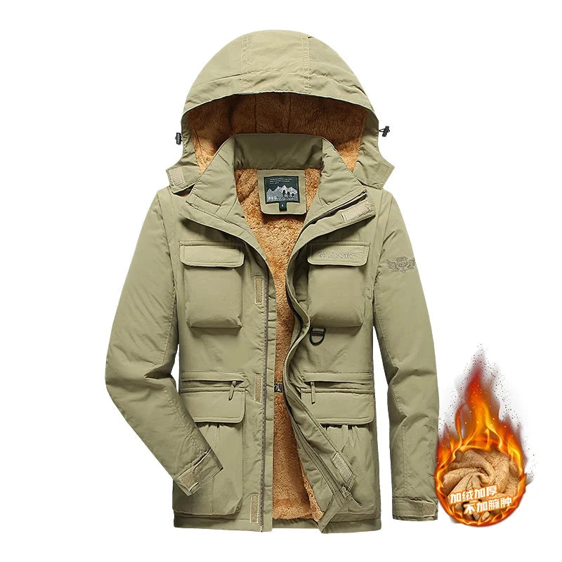 Detachable windproof sleeved hooded jacket suitable for GlowCart