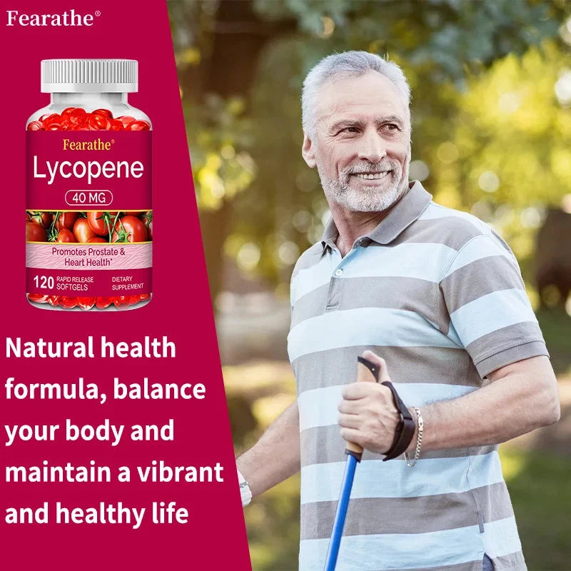 Lycopene 40 Mg Softgels - Promotes Prostate Health, Supports GlowCart