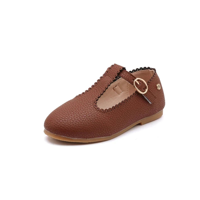 AS New Kids Shoes Children Princess Shoes Baby Boys Leather Shoes Toddler Slip On Flats Girls Fashion Oxford Platform Mary Jane GlowCart