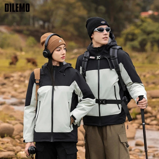 Premium Super Soft Fleece-lined Hooded Anorak Men Outdoor GlowCart