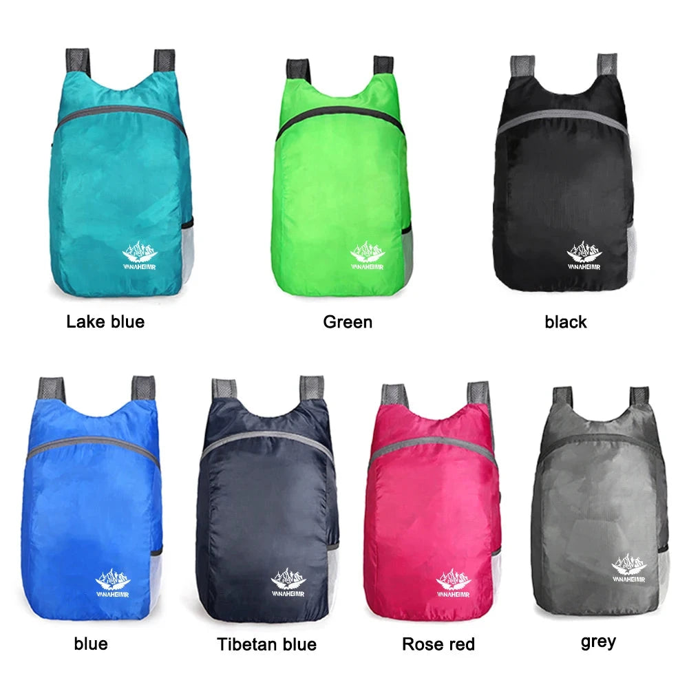 Lightweight Backpack Foldable Outdoor Travel Waterproof GlowCart