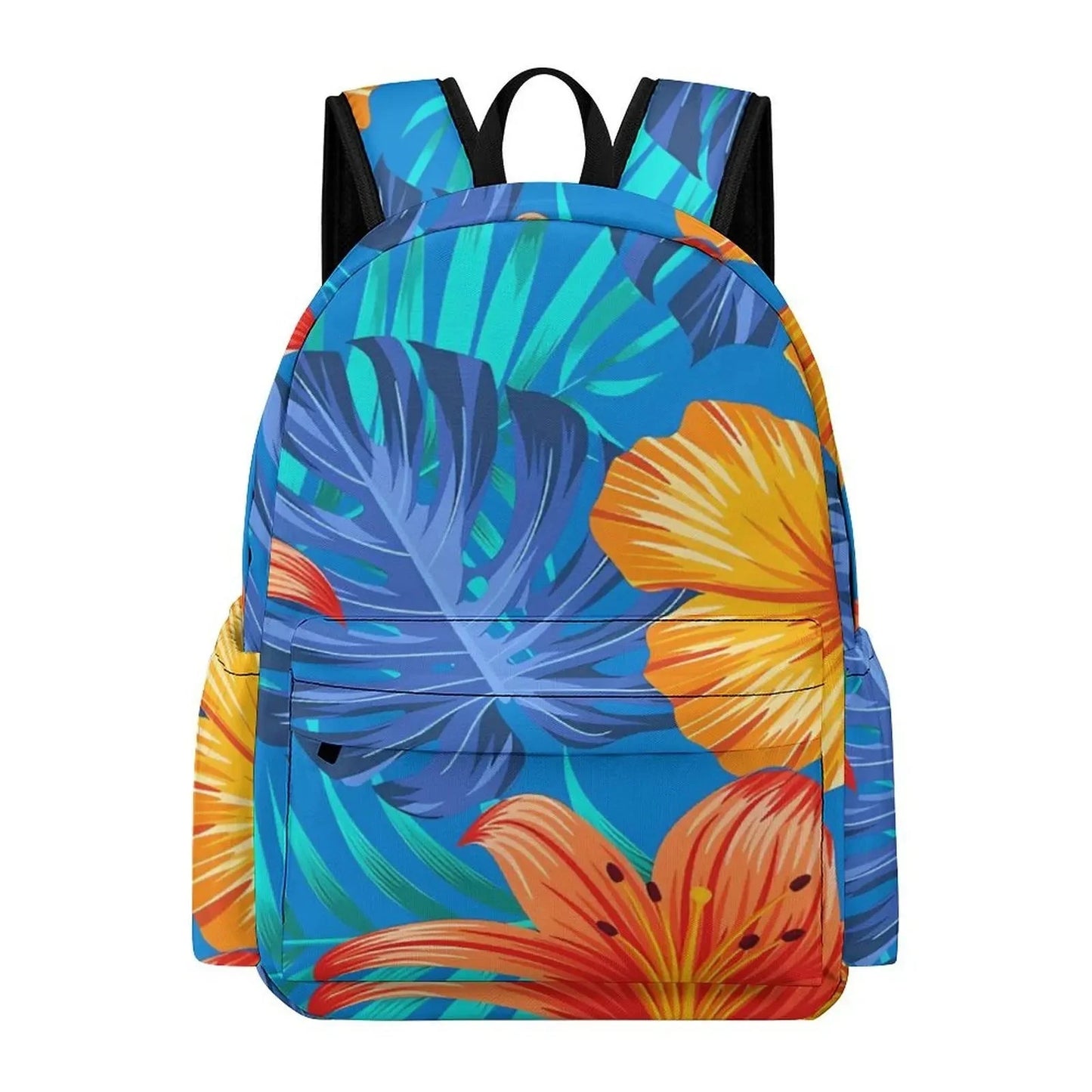 Floral Printed 3d Printed Schoolbags For Boys And Girls GlowCart