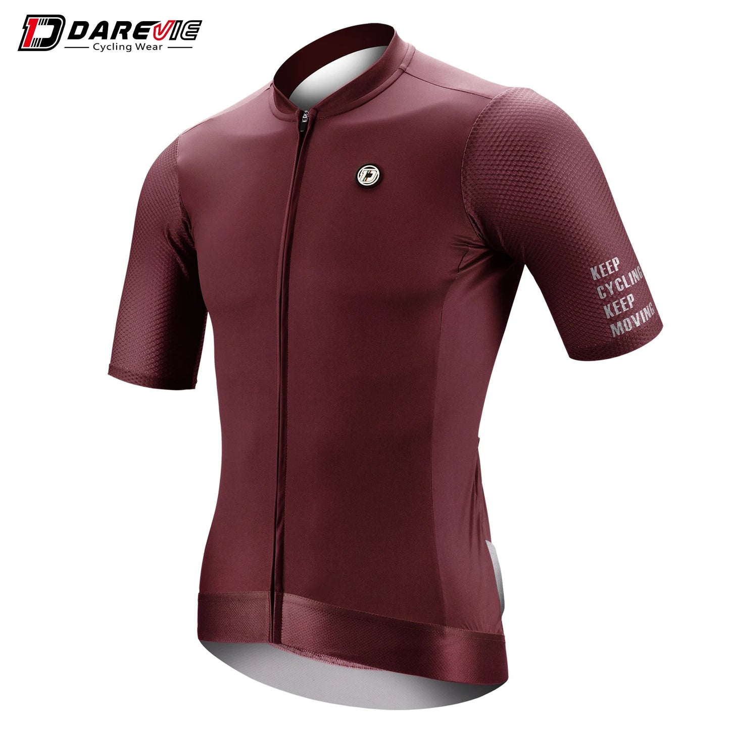 DAREVIE Cycling Jersey SPF 50 Anti-UV Training Level Slim Fit Small Size Men Women Man Cycling Maillot Bike Jersey Cycling Shirt GlowCart