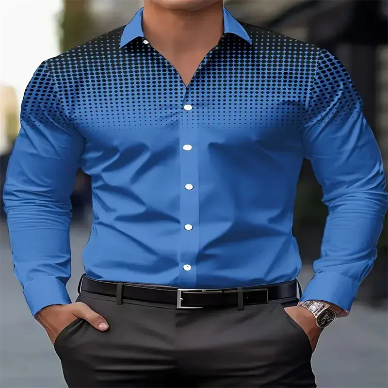 12 colors of men's business shirts for spring, summer, autumn and winter, comfortable and soft designer shirts for daily use GlowCart