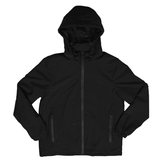 Men's casual hooded jacket, fashionable windbreaker with GlowCart