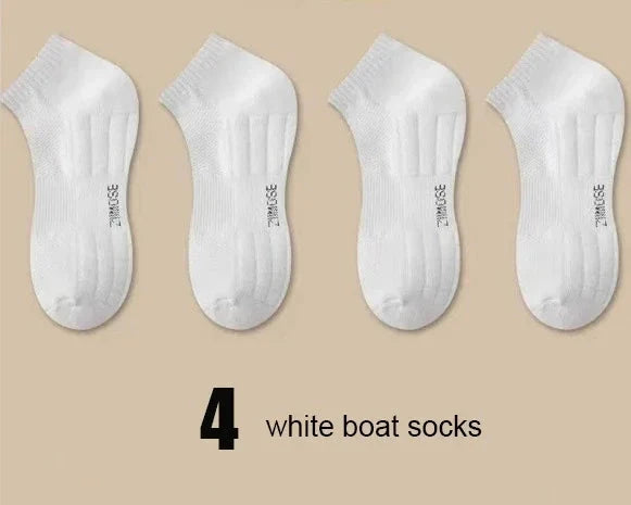 1pc 4pcs 5pcs 10pcs Socks Men's Cotton Spring Towel Bottom with Velvet Mid-tube White Stockings Thickened Sports Basketball Sock GlowCart