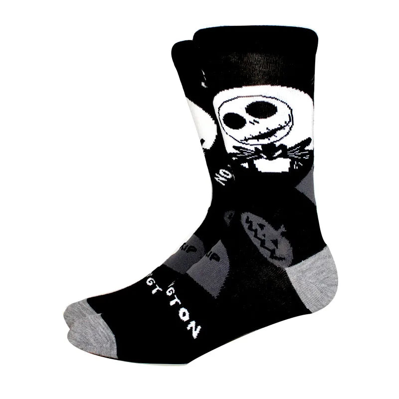 New Anime Funny Socks Long Men's Socks Cosplay Hip Hop Novelty HALLOWEE Crazy Soken Skateboard Socks horrible Women's Socks GlowCart