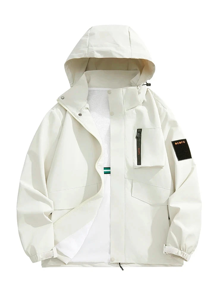 CHRLCK Men's Waterproof Hiking Jackets Large Size Women GlowCart