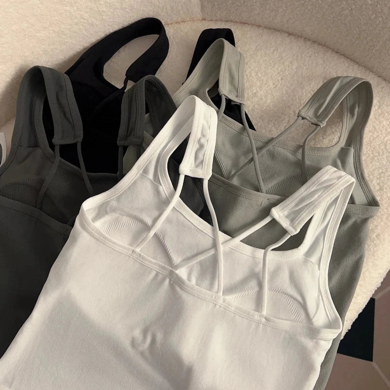 Sanrio HelloKitty Fashion Clothing  Y2K Top with Breast Pad GlowCart