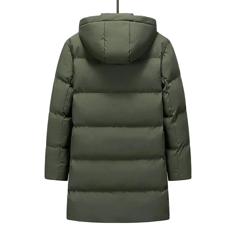 Winter Men Down jacket Thick Windproof Long Jackets Parkas GlowCart