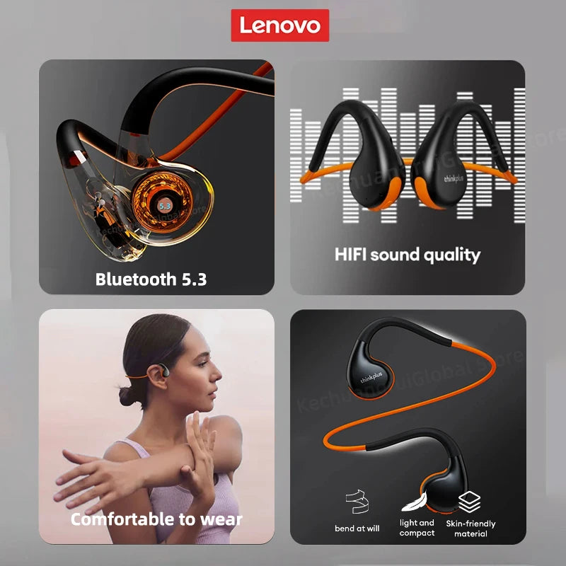 Original Lenovo X7 Air Conduction Headphone Wireless