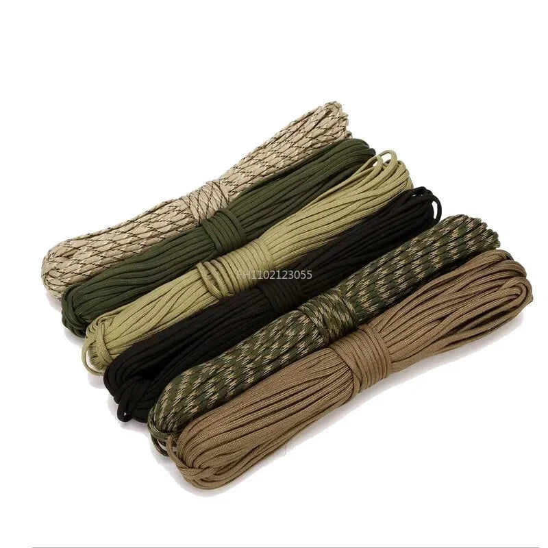 7 Cores Paracord Cord 3M Dia.4mm For Outdoor Camping GlowCart