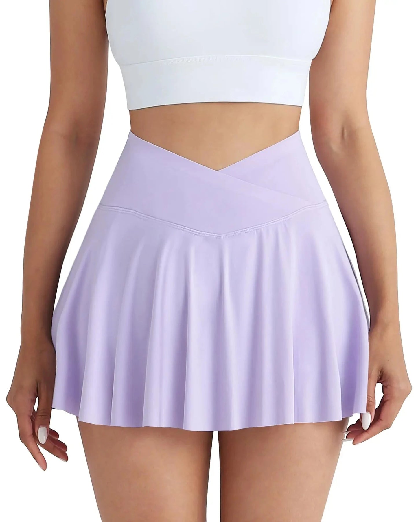 Gym Sports Skirt Woman Fitness Pockets Running Outdoors GlowCart