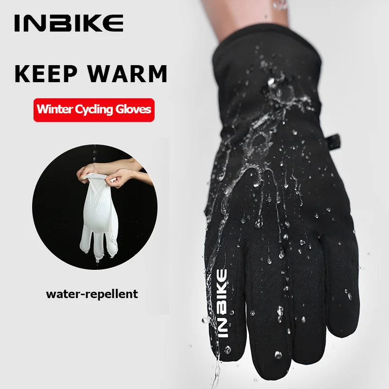 INBIKE Winter Gloves for Men Women 3M Thinsulate Gloves for Cold Weather Touch Screen Water-Resistant Windproof Riding Gloves GlowCart