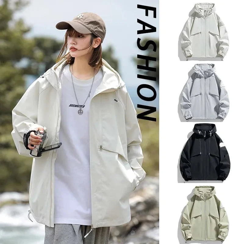 Women Spring Autumn Waterproof Hiking Jackets Men Outdoor GlowCart
