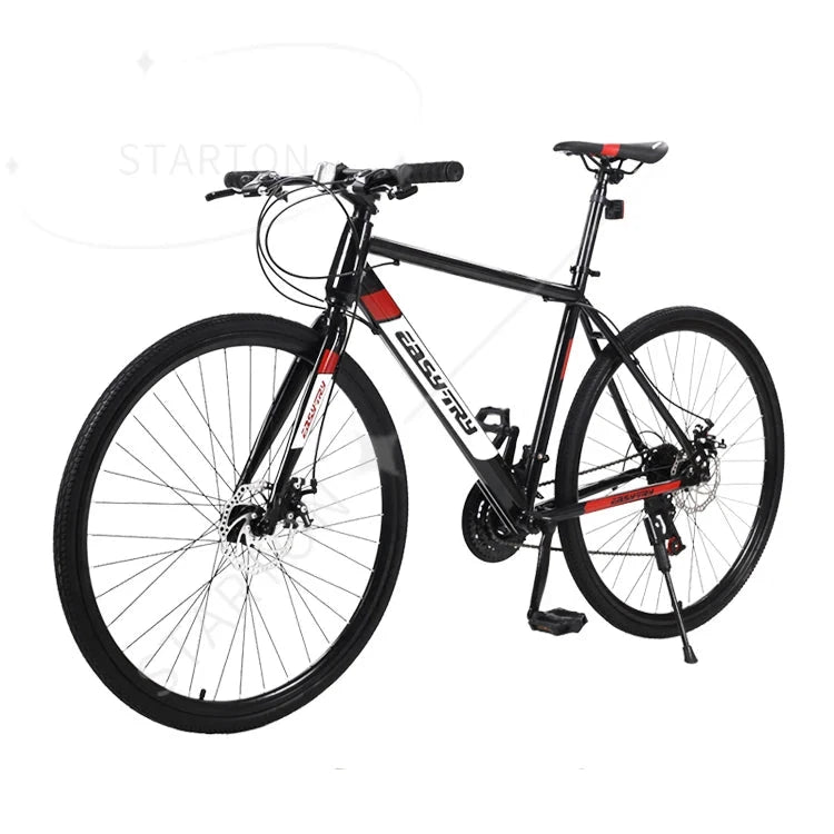 With 700*35C 40C 45C Gravel Bike Disc Brake 16 Speed Tire Steel Fork China Factory New Road Bike GlowCart