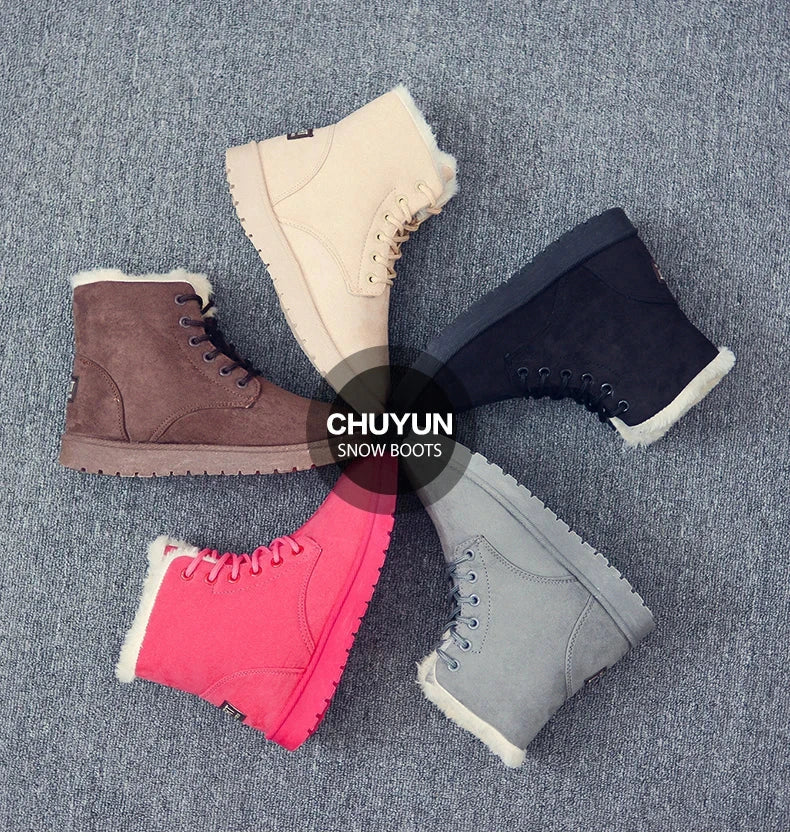 2022 New Fashion Women Boots Winter Snow Boots Female Boots GlowCart
