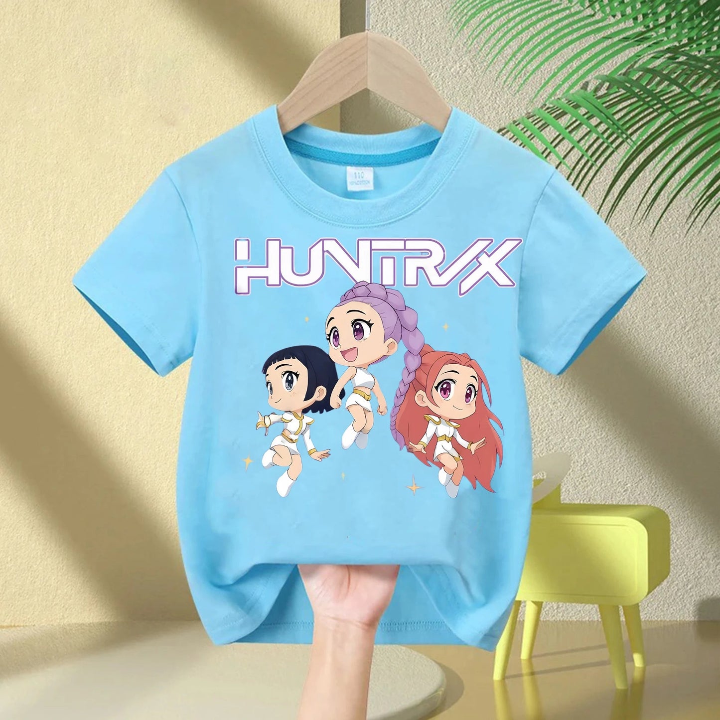 2025 Hot Movie Soft Cotton Baby Girls T Shirt Children's Clothing KPop Demon Hunters Fans Gifts Kids Clothes Fashion Casual Tops GlowCart
