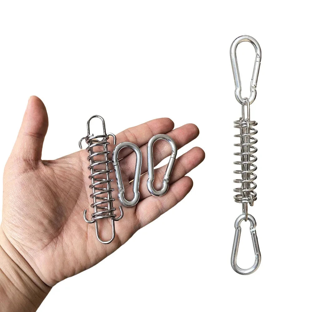 4/6Pcs Camping Tent Wind Rope Spring Buckle Tent Tensioner GlowCart