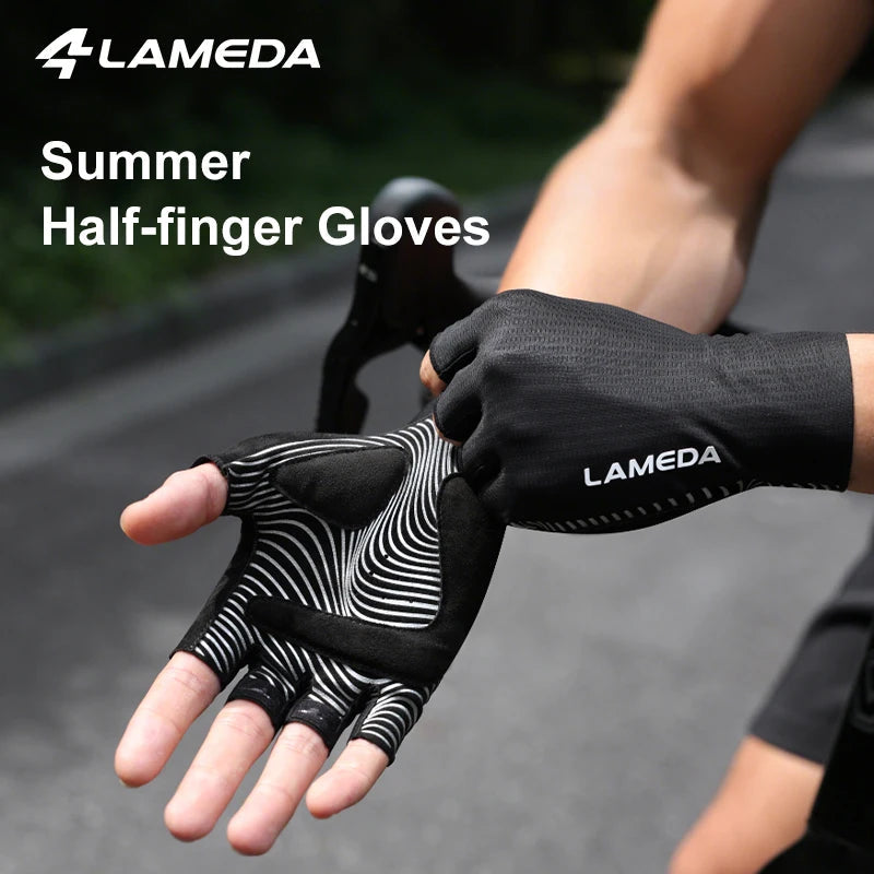 LAMEDA Cycling Gloves Half Finger Men and Women Mountain Bike Sports Gloves Cycling Accessories Breathable MTB Road Bike Gloves GlowCart