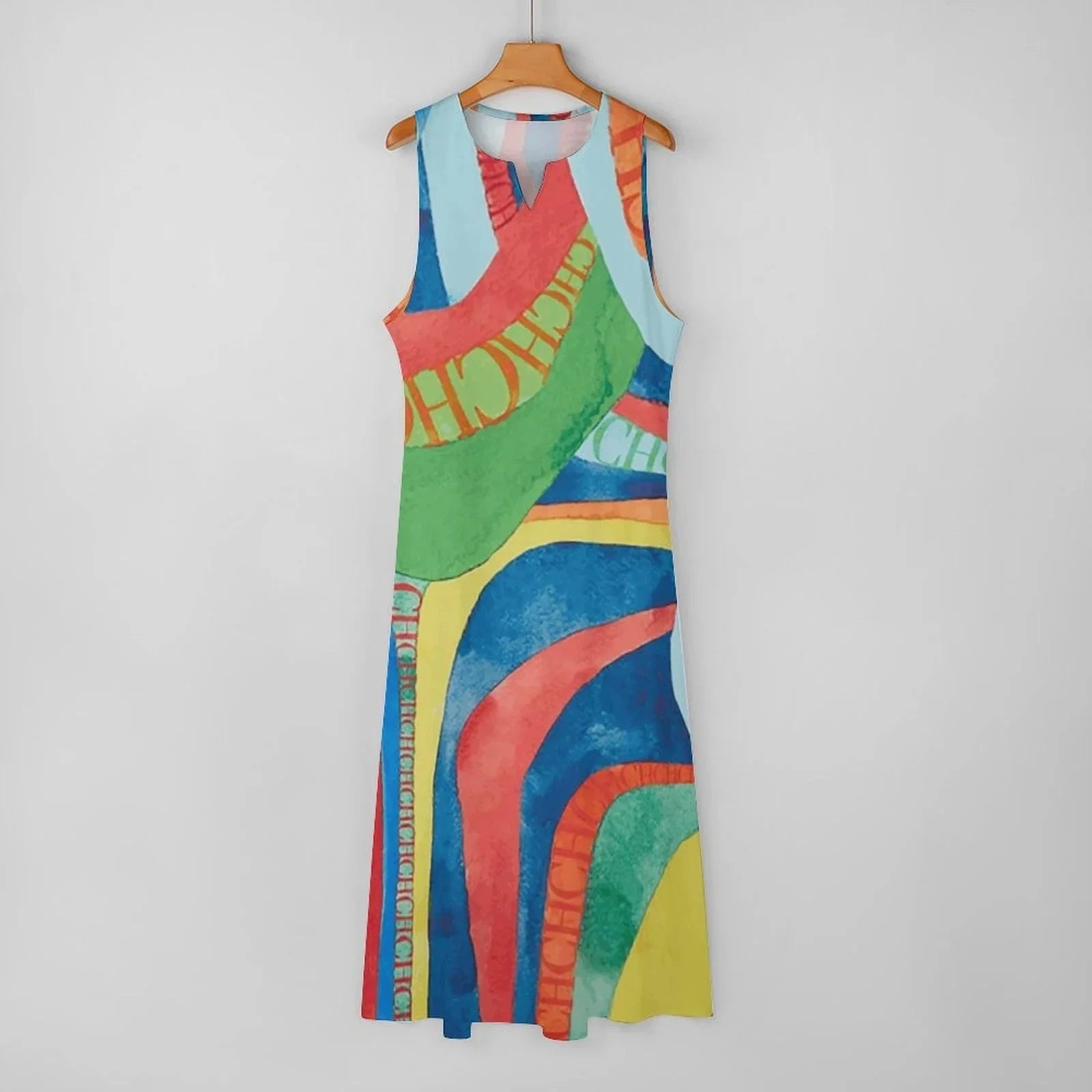 Fashion New Women's Dresses Multicolour Splicing Party GlowCart